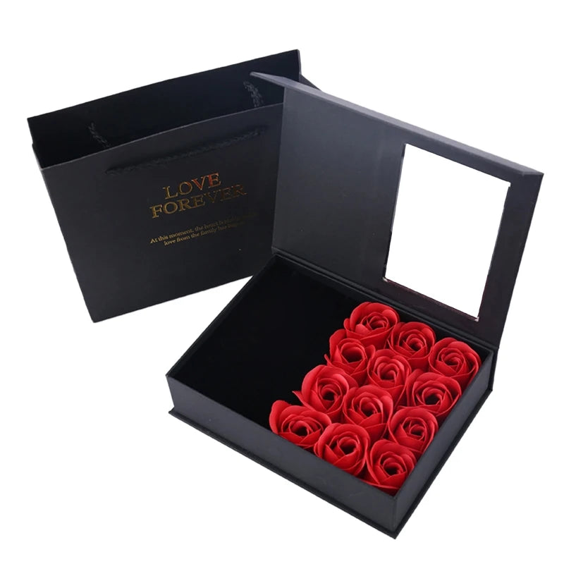 Valentines Day Flower Jewelry Box