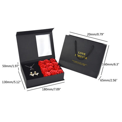 Valentines Day Flower Jewelry Box